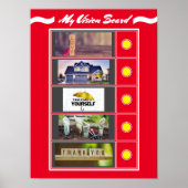 Vision Board Poster automaat (steen) (Voorkant)