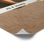 Vision Board with 8 Floating Photo Circles Poster (Hoek)