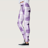 VISION-D8 - UFO-kunst door EelKat - paars Leggings (Links)