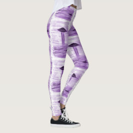 VISION-D8 - UFO-kunst door EelKat - paars Leggings
