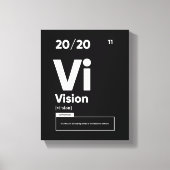 Vision Definition | Motivational Poster Canvas Afdruk (Voorkant)