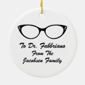 Vision/Eye Doctor - SRF Keramisch Ornament (Achterkant)