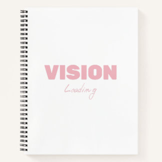 Vision Loading – Motivatie futuristische vooruitga Notitieboek