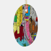 Vision Medellin Colombia Keramisch Ornament (Rechts)