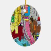 Vision Medellin Colombia Keramisch Ornament (Voorkant)