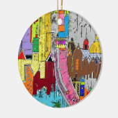 Vision Medellin Colombia Keramisch Ornament (Links)