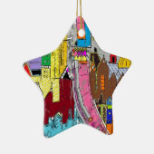 Vision Medellin Colombia Keramisch Ornament (Rechts)