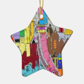 Vision Medellin Colombia Keramisch Ornament (Links)