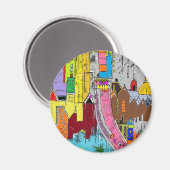 Vision Medellin Colombia Magneet (Voorkant / Achterkant)