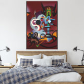 Vision of a Midnight Ritual - Ken Gage Art Canvas Afdruk (Insitu (Slaapkamer))