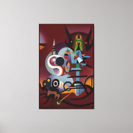 Vision of a Midnight Ritual - Ken Gage Art Canvas Afdruk