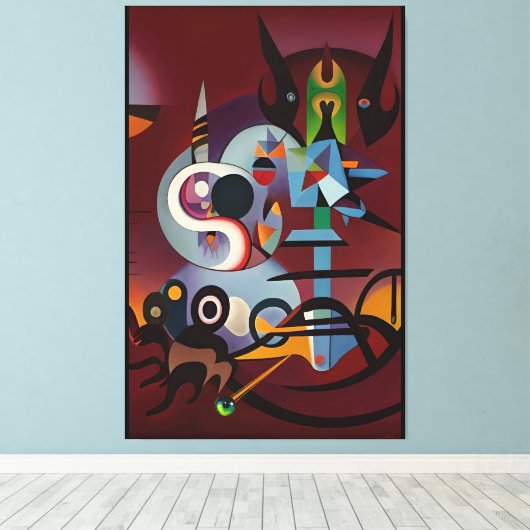 Vision of a Midnight Ritual - Ken Gage Art Canvas Afdruk (Insitu (Houten vloer))