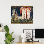 Vision of Angels to Perceval Poster (Thuiskantoor)