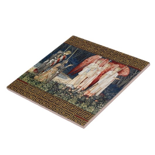 Vision of Angels to Perceval Tegeltje (Zijkant)