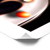 "Vision of Blue Exclusion", glanzend Poster (Hoek)