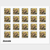 Vision of Ezekiel, c.1518 Vierkante Sticker (Vel)