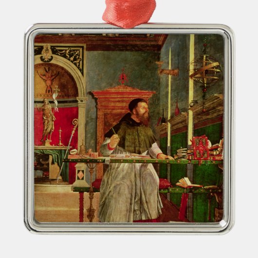 Vision of St. Augustine, 1502-08 Metalen Ornament (Voorkant)