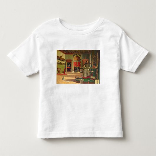 Vision of St. Augustine, 1502-08 (olie op canvas)  Kinder Shirts (Voorkant)
