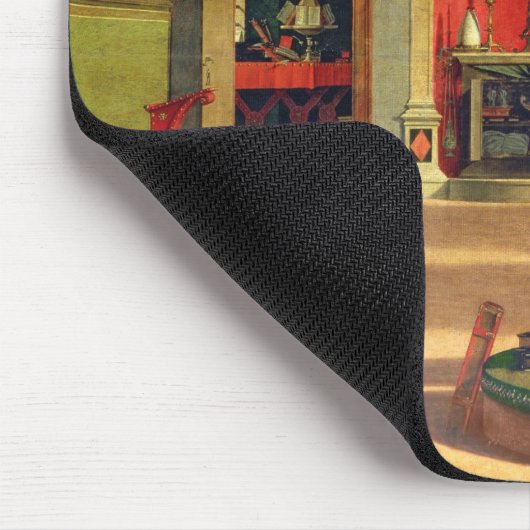 Vision of St. Augustine, 1502-08 (olie op canvas) Muismat (Hoek)