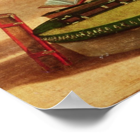 Vision of St. Augustine, 1502-08 Poster (Hoek)