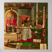 Vision of St. Augustine, 1502-08 Poster (Voorkant)