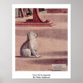 Vision Of St.Augustine By Vittore Carpaccio Poster (Voorkant)