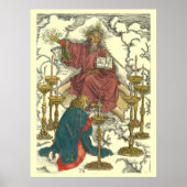 Vision of the Seven Candlesticks by Albrecht Dürer Poster (Voorkant)