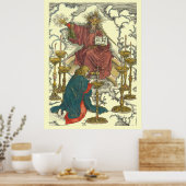 Vision of the Seven Candlesticks by Albrecht Dürer Poster (Keuken)