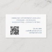 Vision Optometrist Bril Opticien Visitekaartje (Achterkant)