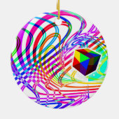 "Vision Quest" Keramisch Ornament (Achterkant)