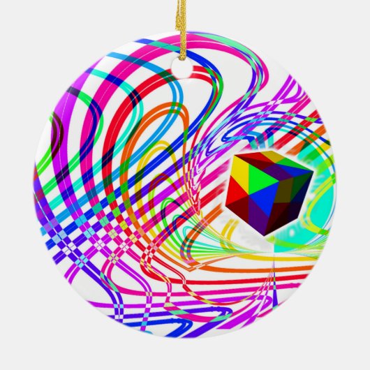 "Vision Quest" Keramisch Ornament (Achterkant)