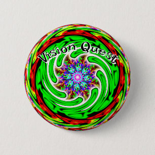 Vision Quest ( u kunt de woorden wijzigen ) Ronde Button 5,7 Cm