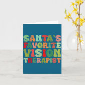 Vision Santa Therapist Favorite Life Kaart (Gele Bloem)