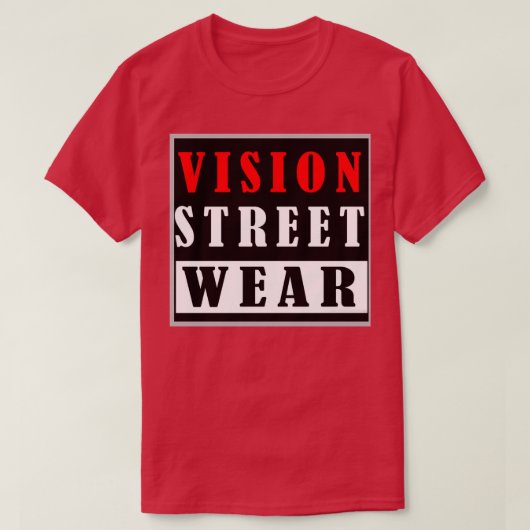 Vision Skateboard T-shirt (Design voorkant)