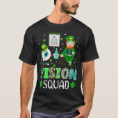 Vision Squad Leprechaun Optometrist Shamrock St Pa T-shirt (Voorkant)