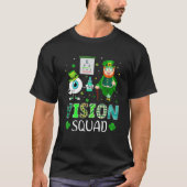 Vision Squad Leprechaun Optometrist St Patrick’S D T-shirt (Voorkant)