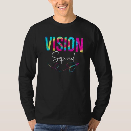 Vision Squad Tie Dye Back To School Waardering T-shirt (Voorkant)