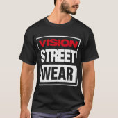 Vision Street Draag vrouwen VSW Logo Pet Sleeve T- T-shirt (Voorkant)