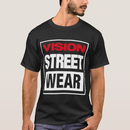 Vision Street Draag vrouwen VSW Logo Pet Sleeve T- T-shirt (Voorkant)