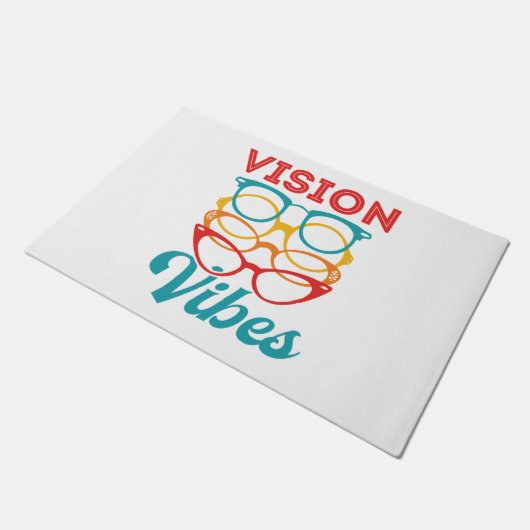 Vision Vibes Optometrist Optometry Deurmat (Schuin)