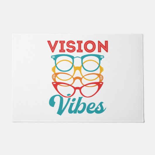 Vision Vibes Optometrist Optometry Deurmat (Voorkant)