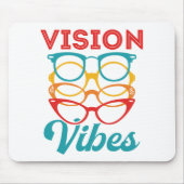 Vision Vibes Optometrist Optometry Muismat (Voorkant)
