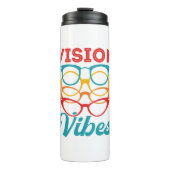 Vision Vibes Optometrist Optometry Thermosbeker (Voorkant)