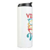 Vision Vibes Optometrist Optometry Thermosbeker (Gedraaid links)