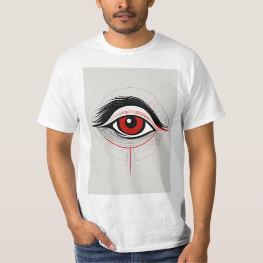 "Visionair embleem: oog Logo T-shirt" T-shirt (Voorkant)