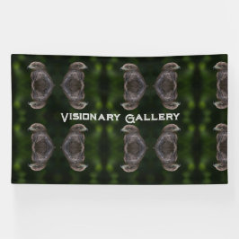 Visionaire Galerij Aangepaste Tekst Eagle afbeeldi Spandoek