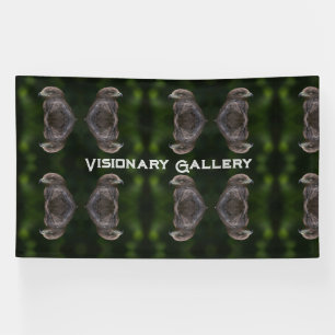 Visionaire Galerij Aangepaste Tekst Eagle afbeeldi Spandoek