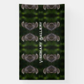 Visionaire Galerij Aangepaste Tekst Eagle afbeeldi Spandoek (Verticaal)