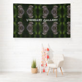 Visionaire Galerij Aangepaste Tekst Eagle afbeeldi Spandoek (Insitu)