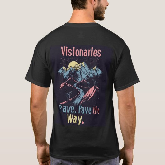 visionaire kunst t-shirt (Achterkant)